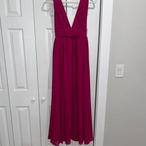 Lulus Formal Full-Length Plunge V Dress